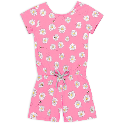 Dievčenský overal BEE LOOP MARGARÉTY ružový