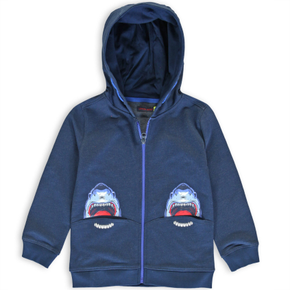 Chlapčenská mikina LEMON BERET ŽRALOCI modrá