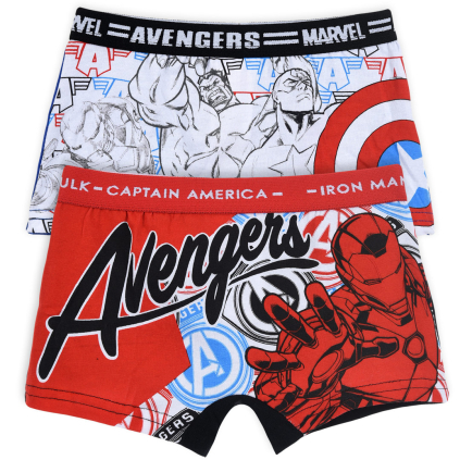 Chlapčenské boxerky AVENGERS červené