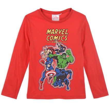 Chlapčenské tričko AVENGERS COMICS červené