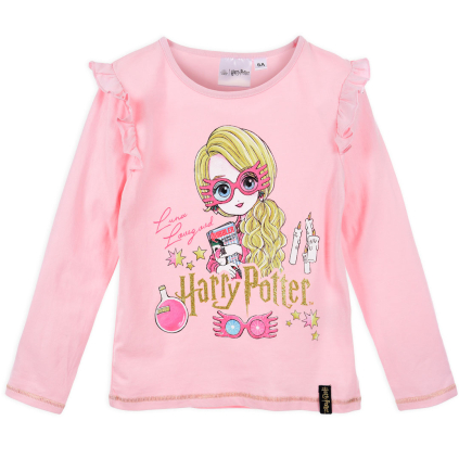 Dievčenské tričko HARRY POTTER LUNA ružové