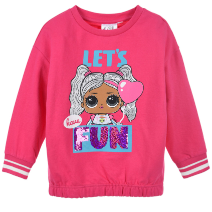 Dievčenská mikina L.O.L.SURPRISE HAVE FUN ružová