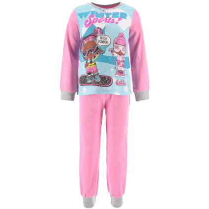 Dievčenské pyžamo L.O.L.SURPRISE WINTER SPORTS ružové