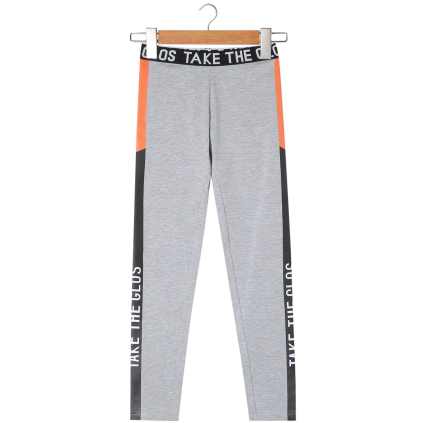 Dievčenské legíny GLO STORY THE GLOS šedé