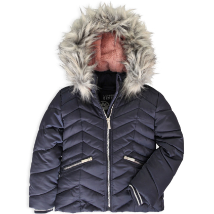 Dievčenská zimná bunda LEMON BERET ADVENTURE modrá