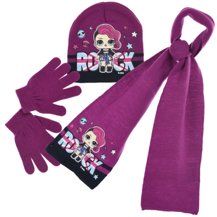 Dievčenská súprava L.O.L SURPRISE ROCK fialová