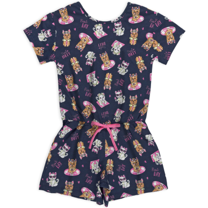 Dievčenský overal BEE LOOP BEST DAY modrý