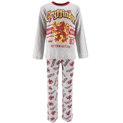 Chlapčenské pyžamo HARRY POTTER CHRABROMIL šedý melír