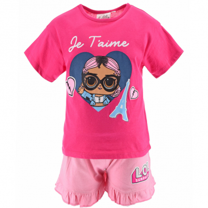 Dievčenské pyžamo L.O.L.SURPRISE Je T´aime ružové