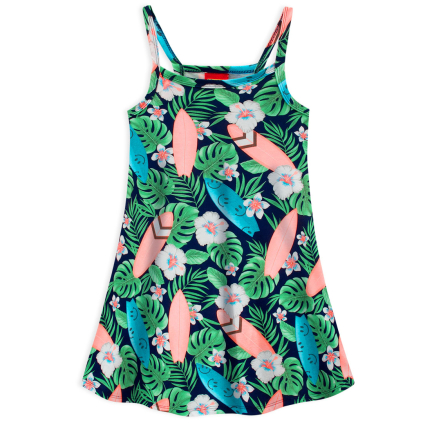 Dievčenské šaty KYLY FEATHER modré