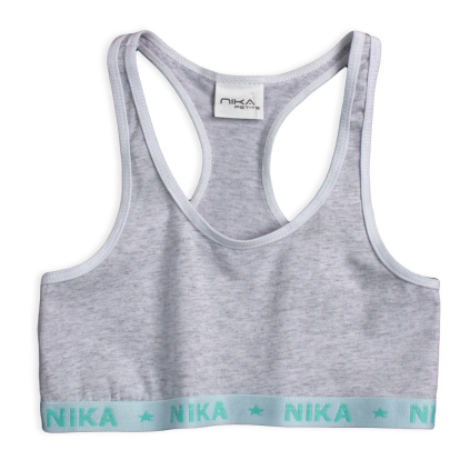 Dievčenský top NIKA PETITE šedý