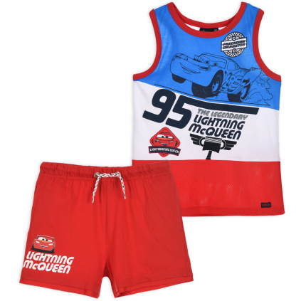 Chlapčenská súprava DISNEY CARS BLESK McQUEEN červená