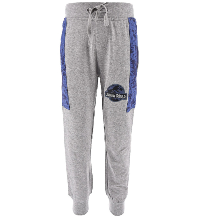 Chlapčenské tepláky JURRASIC WORLD šedý melír