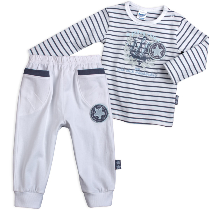 Dojčenská súprava DIRKJE SAILING biela