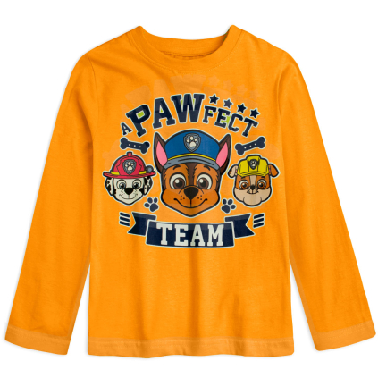Detské tričko PAW PATROL TEAM oranžové