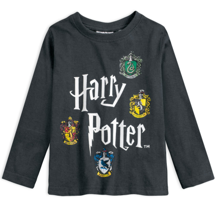 Chlapčenské tričko HARRY POTTER SLIZOLIN čierne