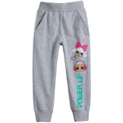 Dievčenské tepláky L.O.L.SURPRISE POWER UP šedé