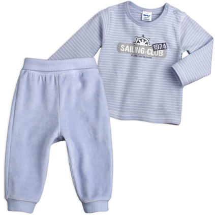 Dojčenský komplet DIRKJE SAILING CLUB modrý