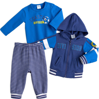 Dojčenská súprava DIRKJE DIVISION modrá