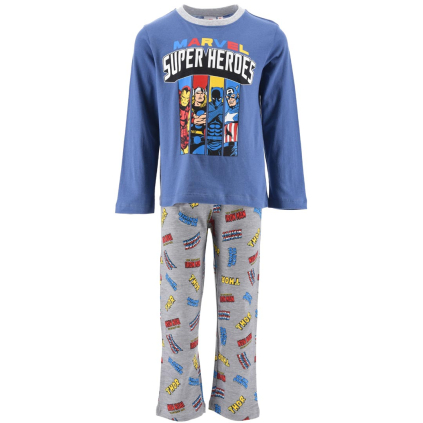 Chlapčenské pyžamo AVENGERS SUPER HEROES modré