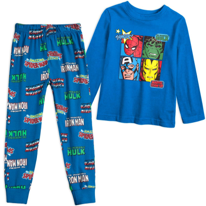 Chlapčenské pyžamo AVENGERS MARVEL TEAM modré