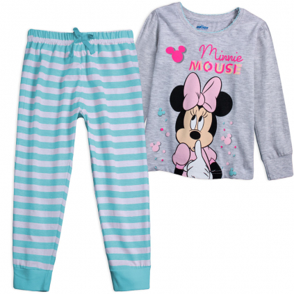 Dievčenské pyžamo DISNEY MINIE PRÚŽKY zelené