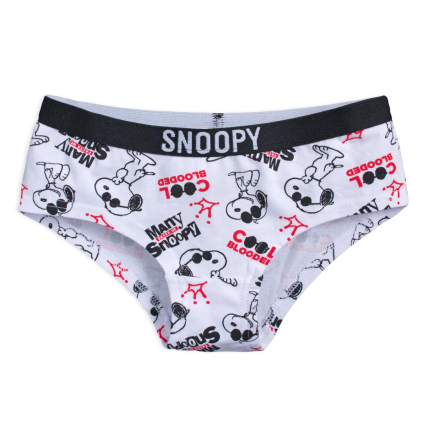 Dievčenské nohavičky SNOOPY biele