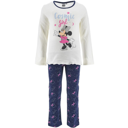 Dievčenské pyžamo DISNEY MINNIE COSMIC GIRL biele