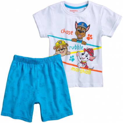 Chlapčenské pyžamo PAW PATROL LINE biele