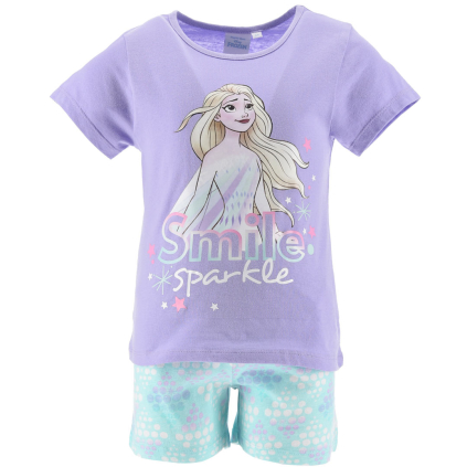 Dievčenské pyžamo DISNEY FROZEN SMILE fialové
