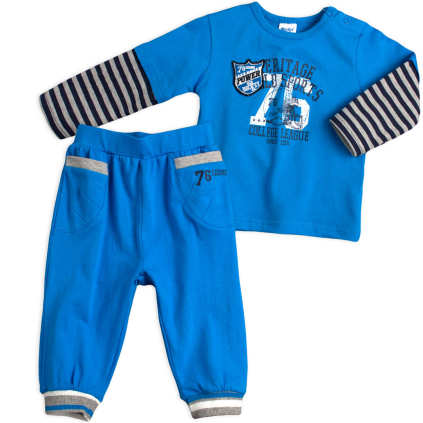 Dojčenská súprava DIRKJE LEAGUE stredne modrá