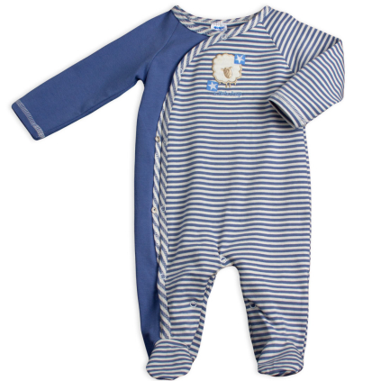 Dojčenský overal DIRKJE OVEČKA modrý