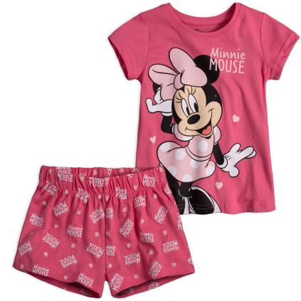 Dievčenské pyžamo DISNEY MINNIE MOUSE ružové