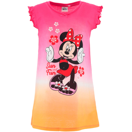 Dievčenská nočná košeľa DISNEY MINNIE SUNLIGHT ružová