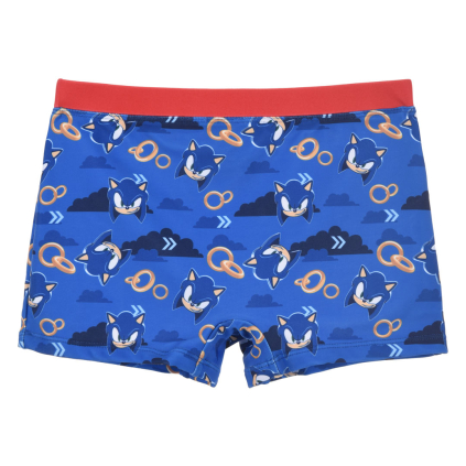 Chlapčenské plavky SONIC červený pás