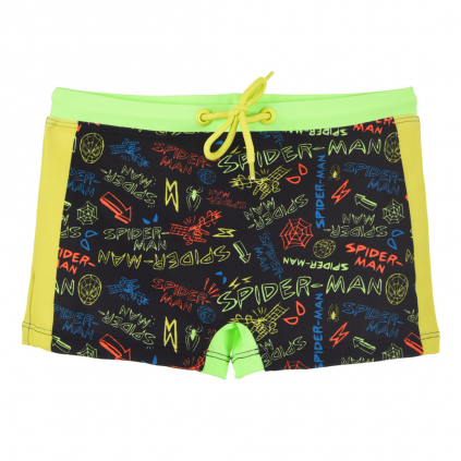 Chlapčenské plavky MARVEL SPIDERMAN zelený pás