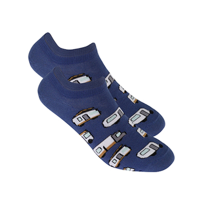 Chlapčenské členkové ponožky WOLA AUTA modré