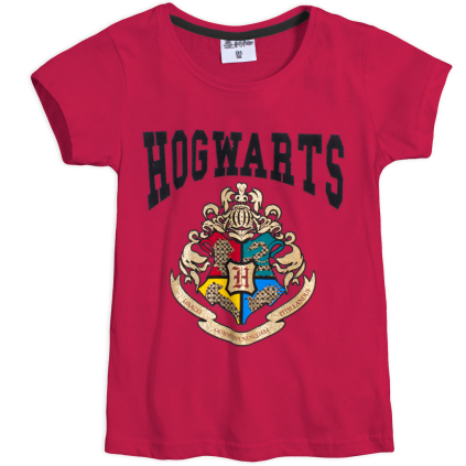 Dievčenské tričko HARRY POTTER ROKFORT vínové