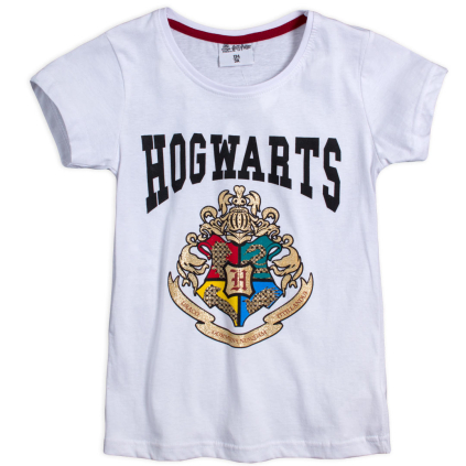 Dievčenské tričko HARRY POTTER ROKFORT biele