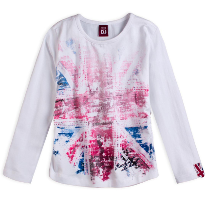 Dievčenské tričko DIRKJE ROYAL BIELE