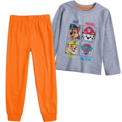 Chlapčenské pyžamo PAW PATROL CREW šedé