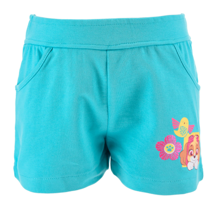 Dievčenské šortky PAW PATROL PARADISE tyrkysové