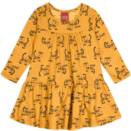 Dievčenské šaty KYLY WILD žlté