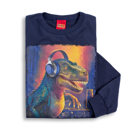 Chlapčenské tričko KYLY DINO MOVE modré