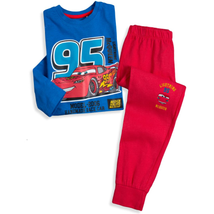Chlapčenské pyžamo DISNEY CARS RACE CAR modré