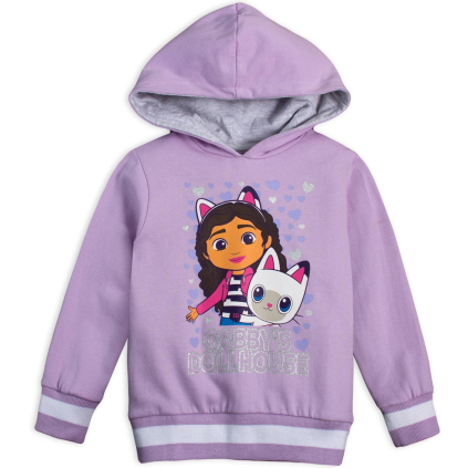 Dievčenská mikina GABBYS DOLLHOUSE fialová