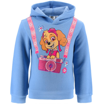 Dievčenská mikina PAW PATROL PHOTO modrá