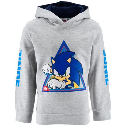 Chlapčenská mikina SONIC SPEED šedá