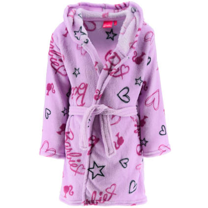 Dievčenský župan BARBIE fialový