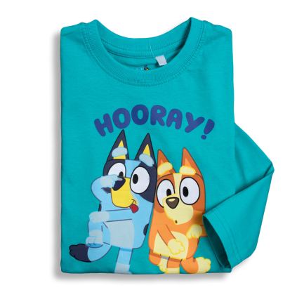 Detské tričko BLUEY tyrkysové